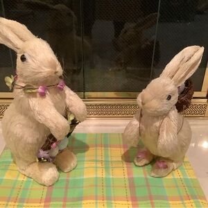 Sisal Bunnies/Rabbits by Valerie Parr Hill